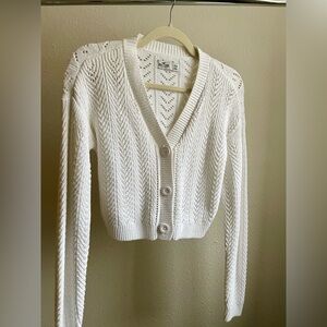 Women's White Knit Sweater